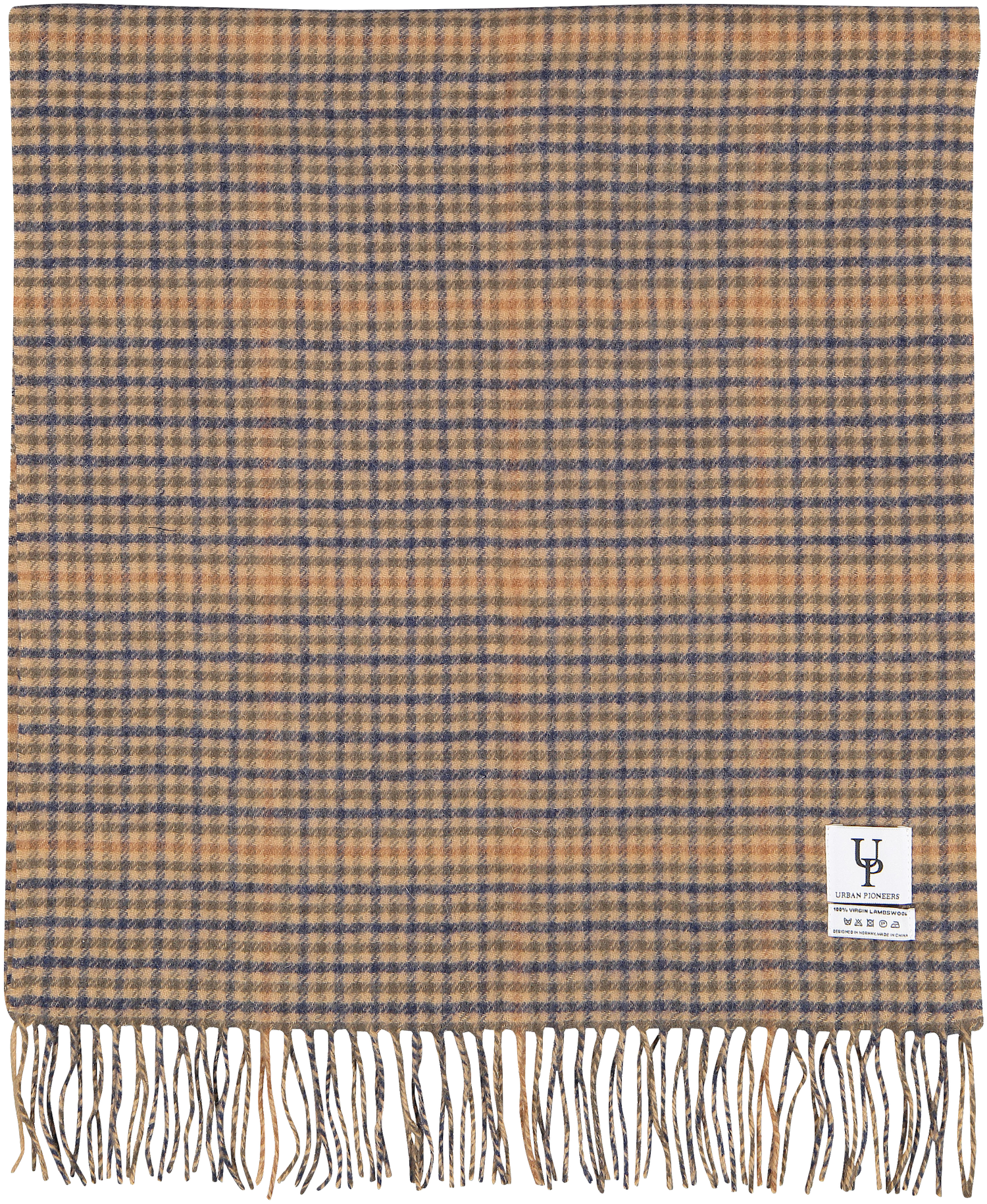 Urban Pioneers Female Bea Check SCARF CAMEL CHECK