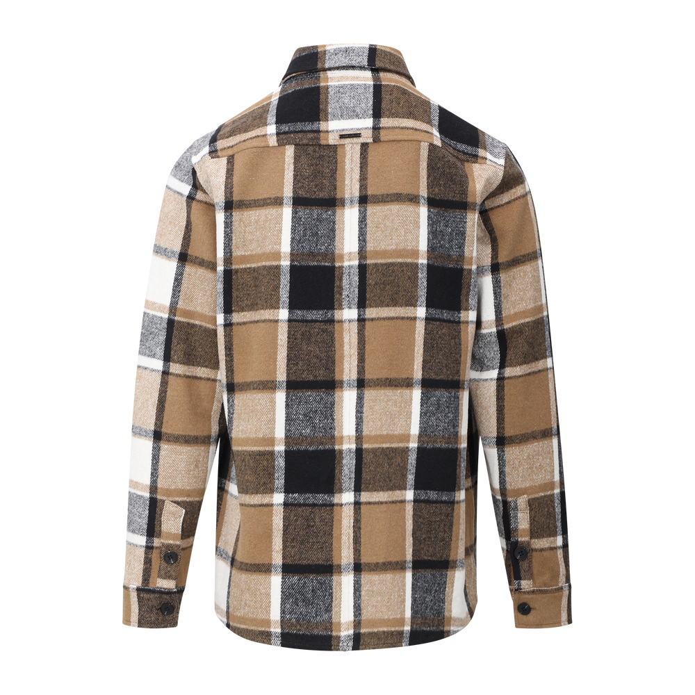 Urban Pioneers Male Doomey Overshirt SHIRT BROWN CHECK