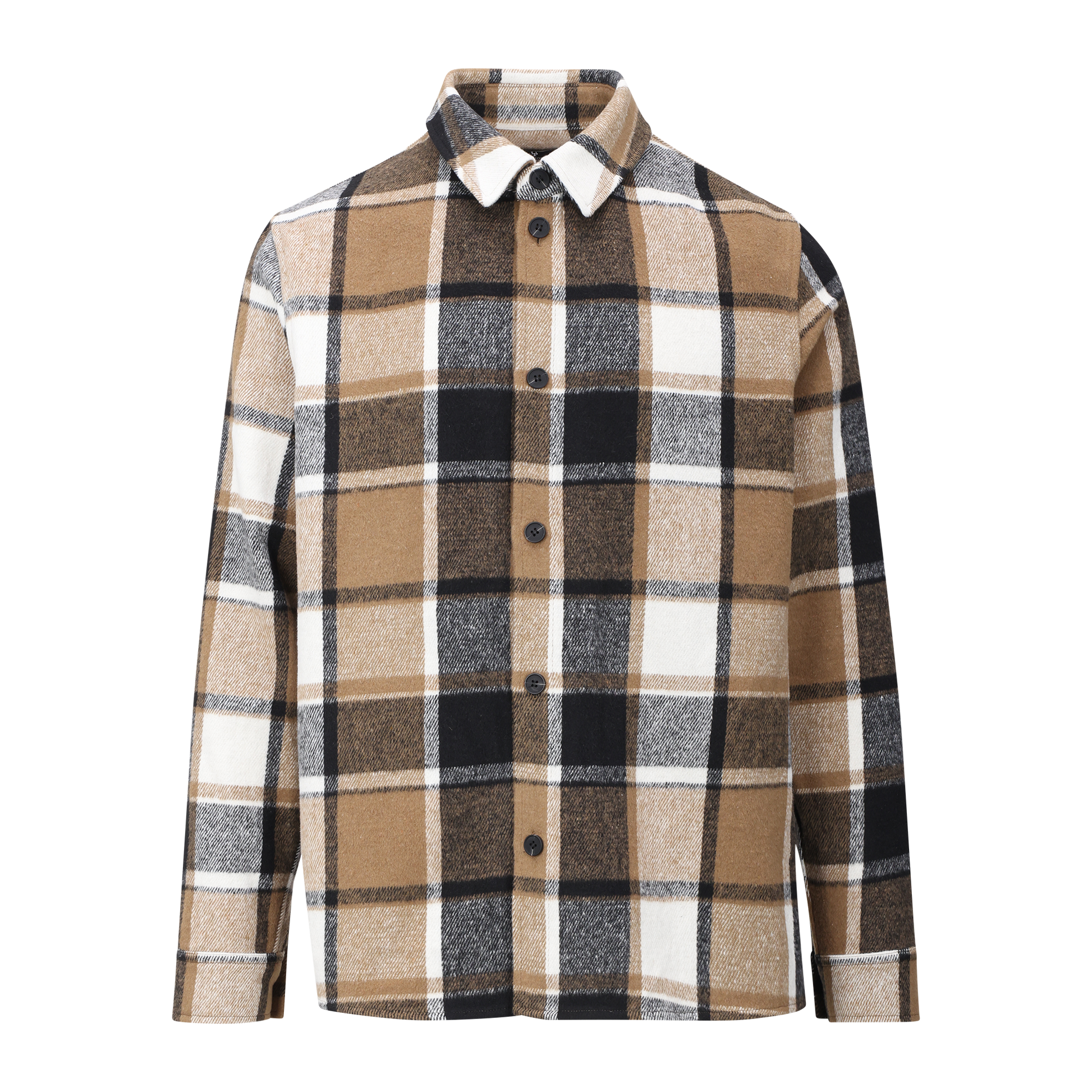 Urban Pioneers Male Doomey Overshirt SHIRT BROWN CHECK