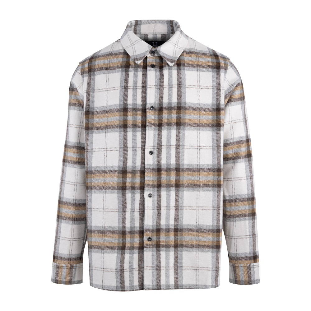 Urban Pioneers Male Doomey Overshirt SHIRT CREAM CHECK