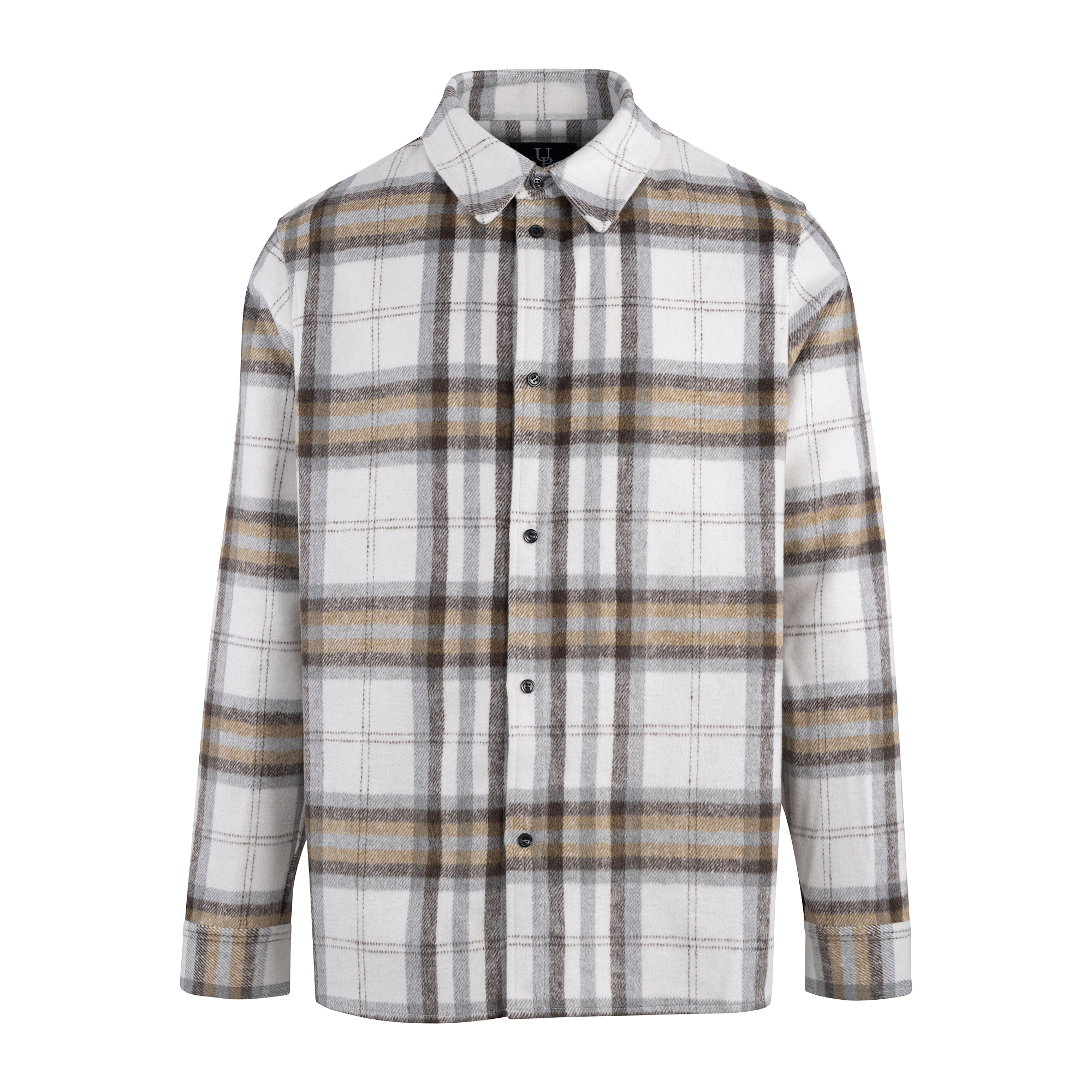Urban Pioneers Male Doomey Overshirt SHIRT CREAM CHECK