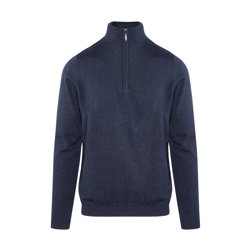 Urban Pioneers Male Espen Half-zip SWEATER NAVY