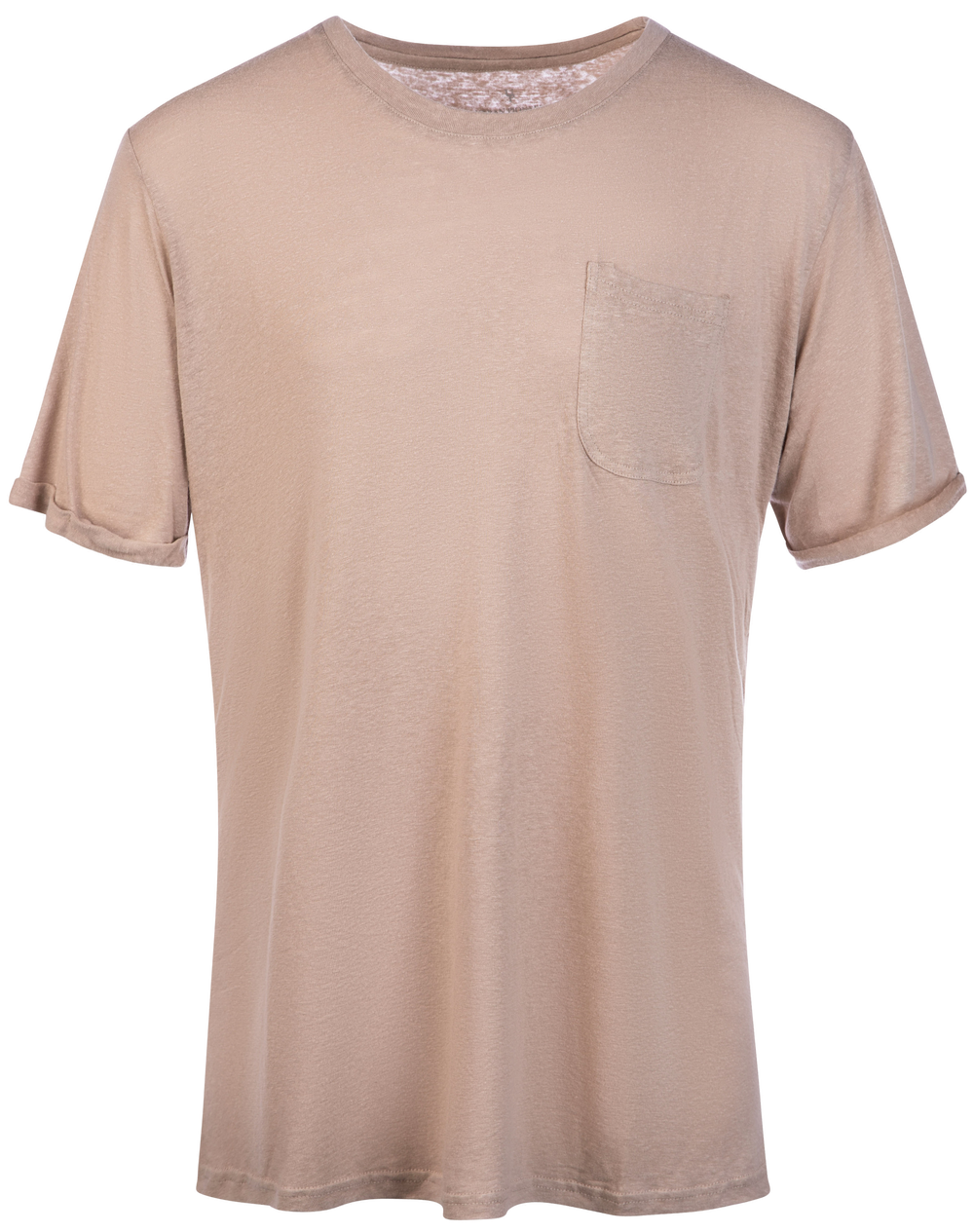 Urban Pioneers Male Frans Tee T-SHIRT DARK SAND
