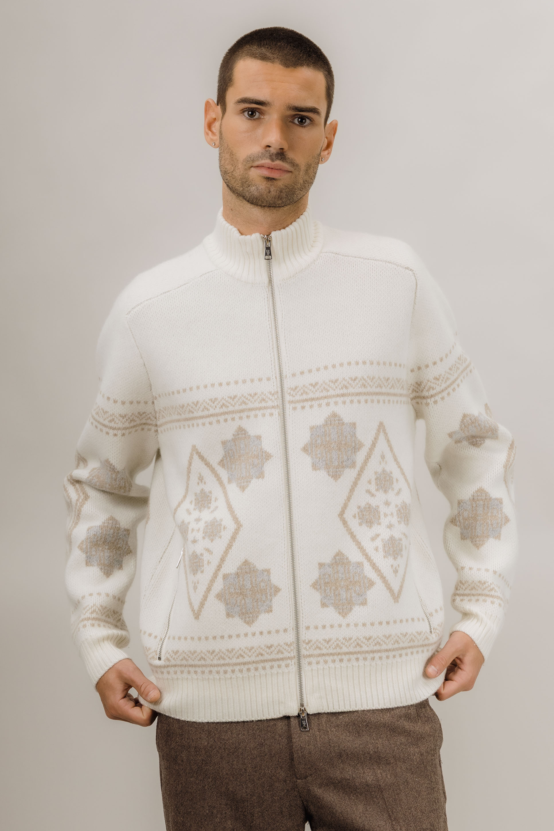 Urban Pioneers Male Herbie Cardigan CARDIGAN CREAM