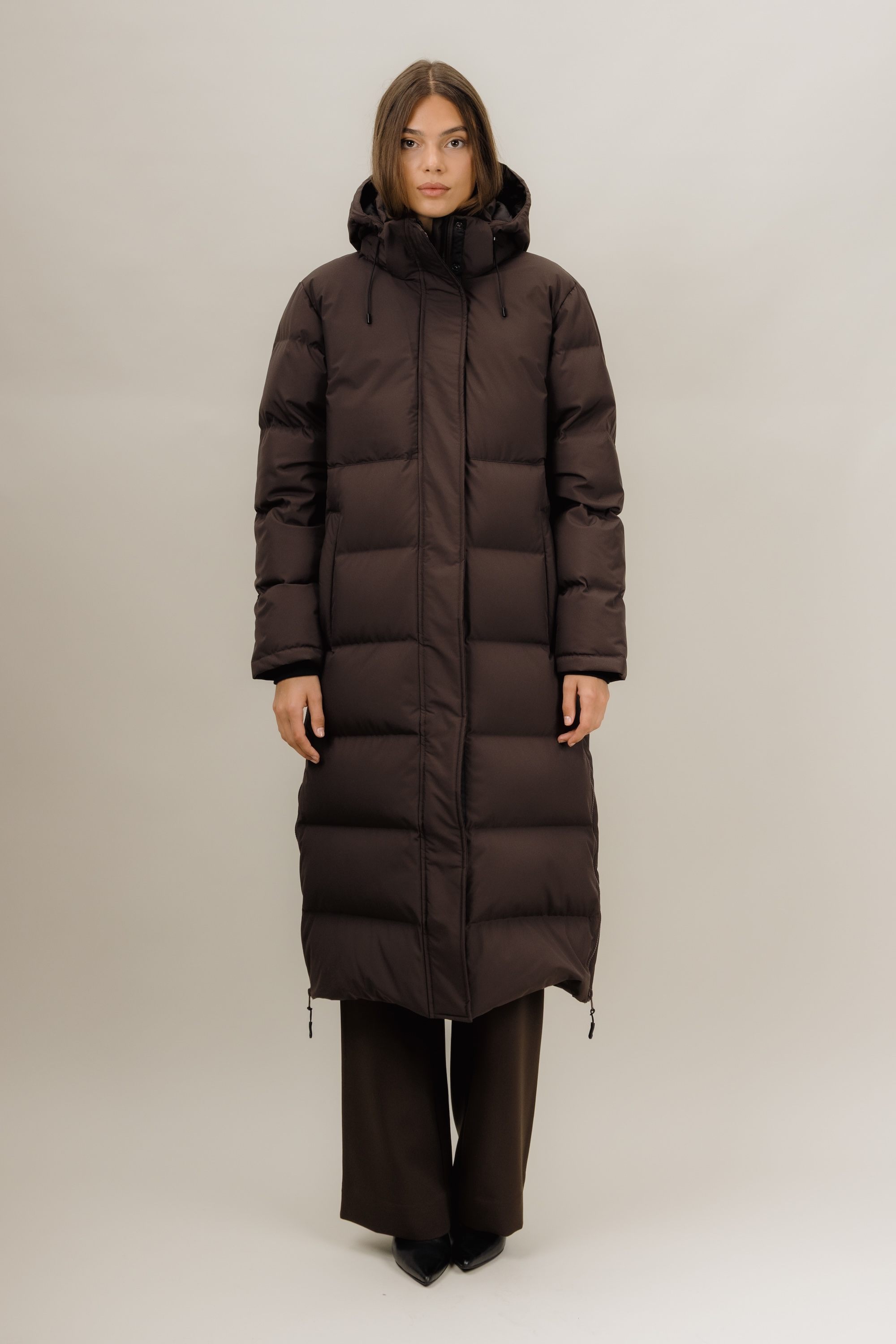 Urban Pioneers Female Ida Down Coat COAT BLACK COFFEE