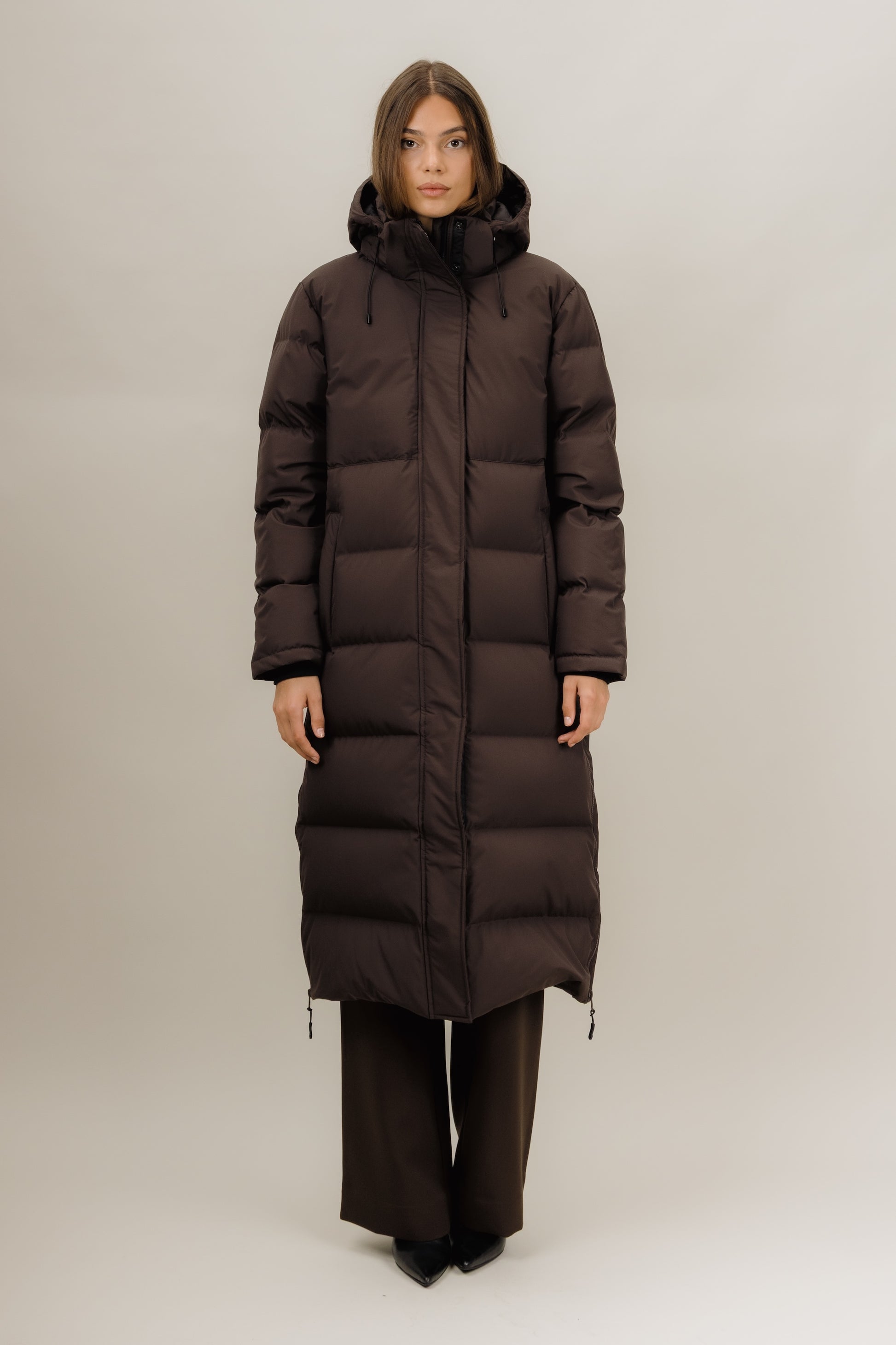 Urban Pioneers Female Ida Down Coat COAT BLACK COFFEE