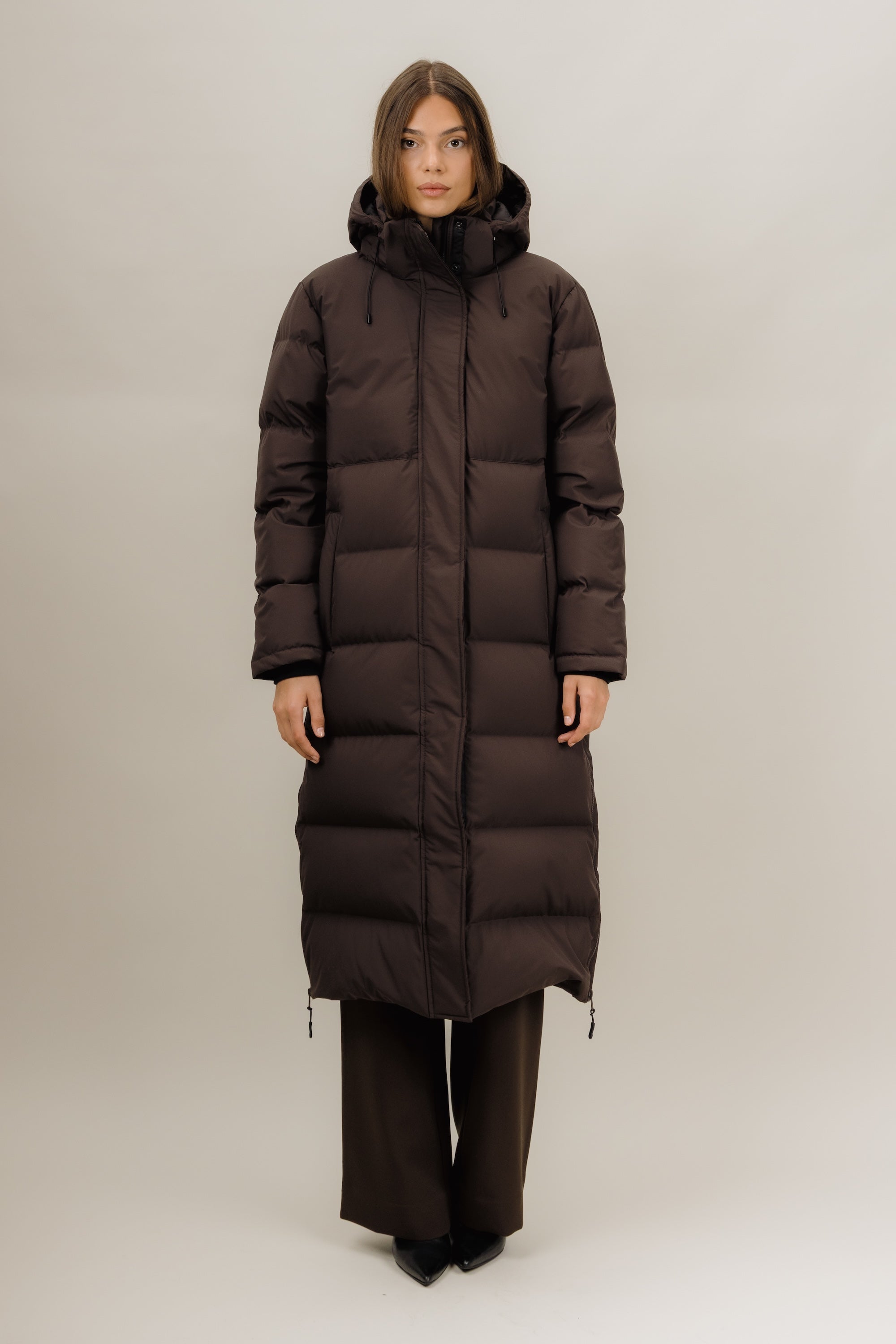 Urban Pioneers Female Ida Down Coat COAT BLACK COFFEE