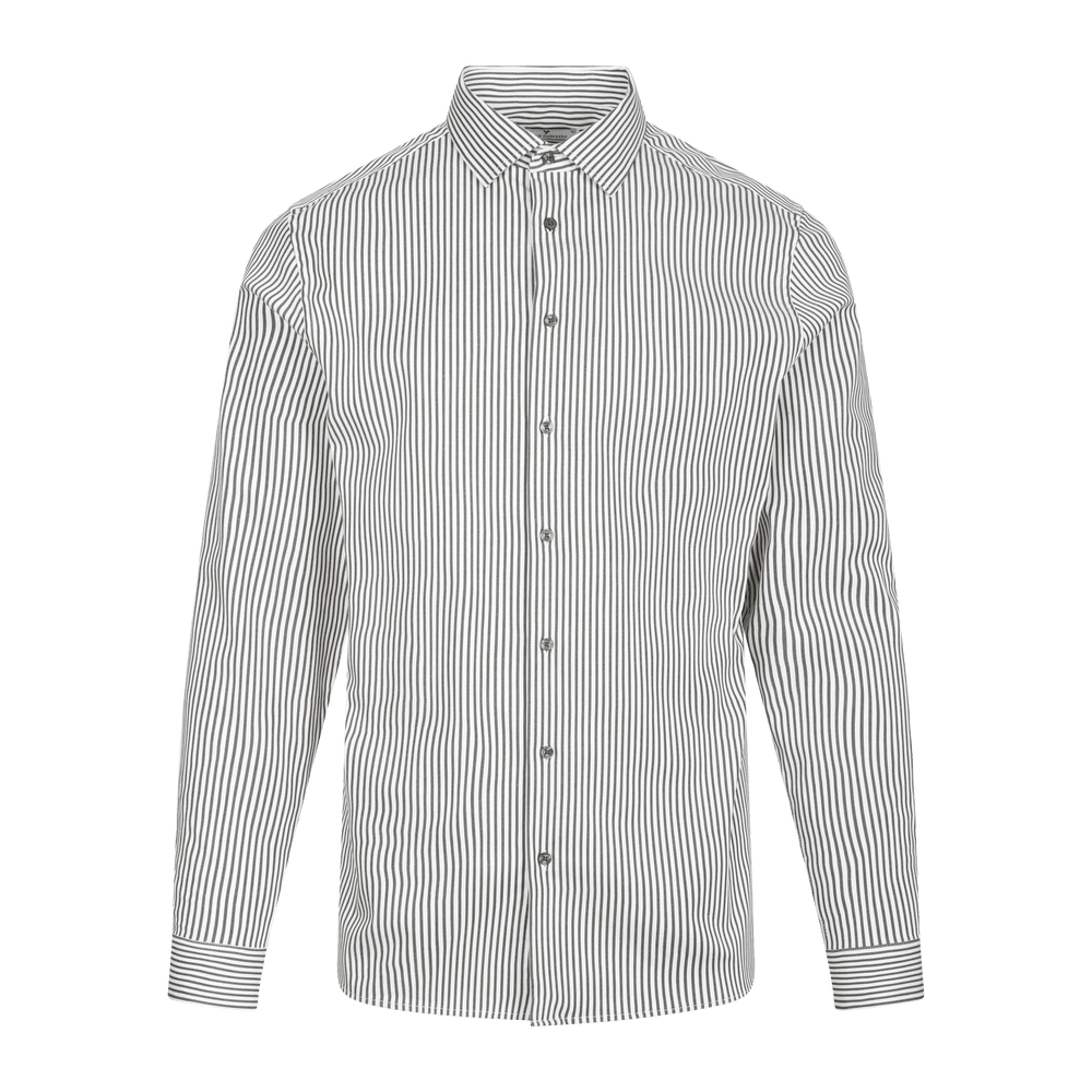Urban Pioneers Male Obazi Shirt LS SHIRT WHITE/CHOCOLATE
