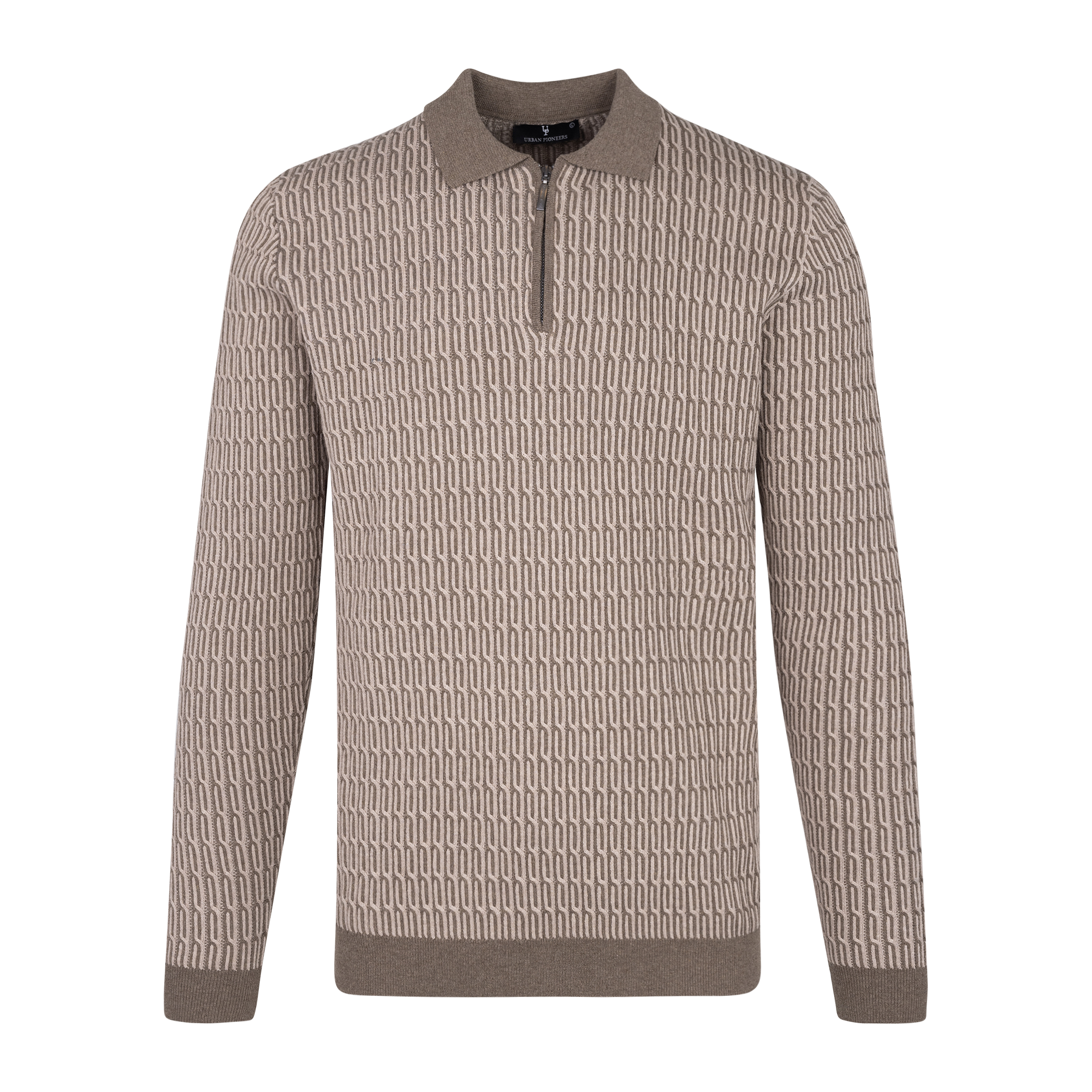 Urban Pioneers Male South Half-zip SWEATER BROWN
