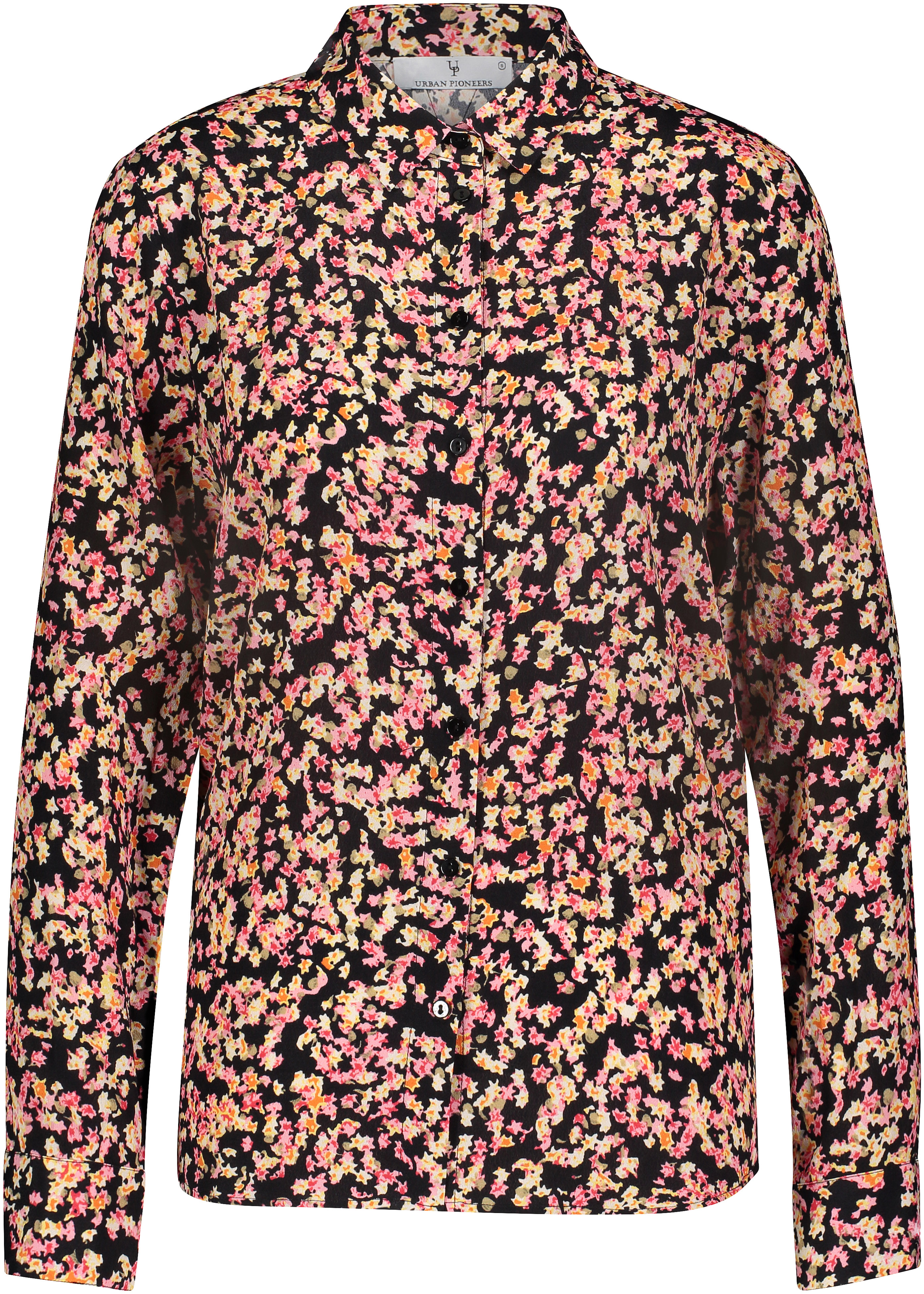 Urban Pioneers Female Wenche Blouse BLOUSE BLACK AOP